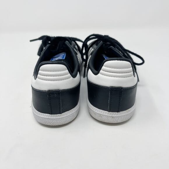 Adidas Youth Size 13 Black White Originals Samba OG Sneakers Ortholite B42126 - Picture 3 of 10